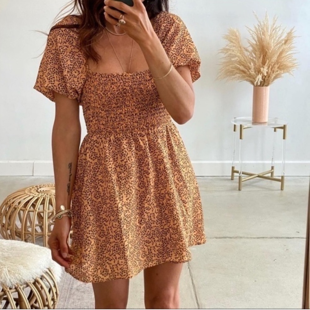 Resa Revolve Blake Mini Dress in Pebble NWT